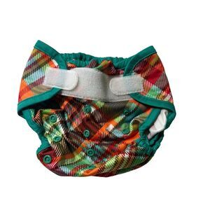 Rumparooz New One Size Cloth Diaper Cover Quinn Plaid Multi color Baby Toddler